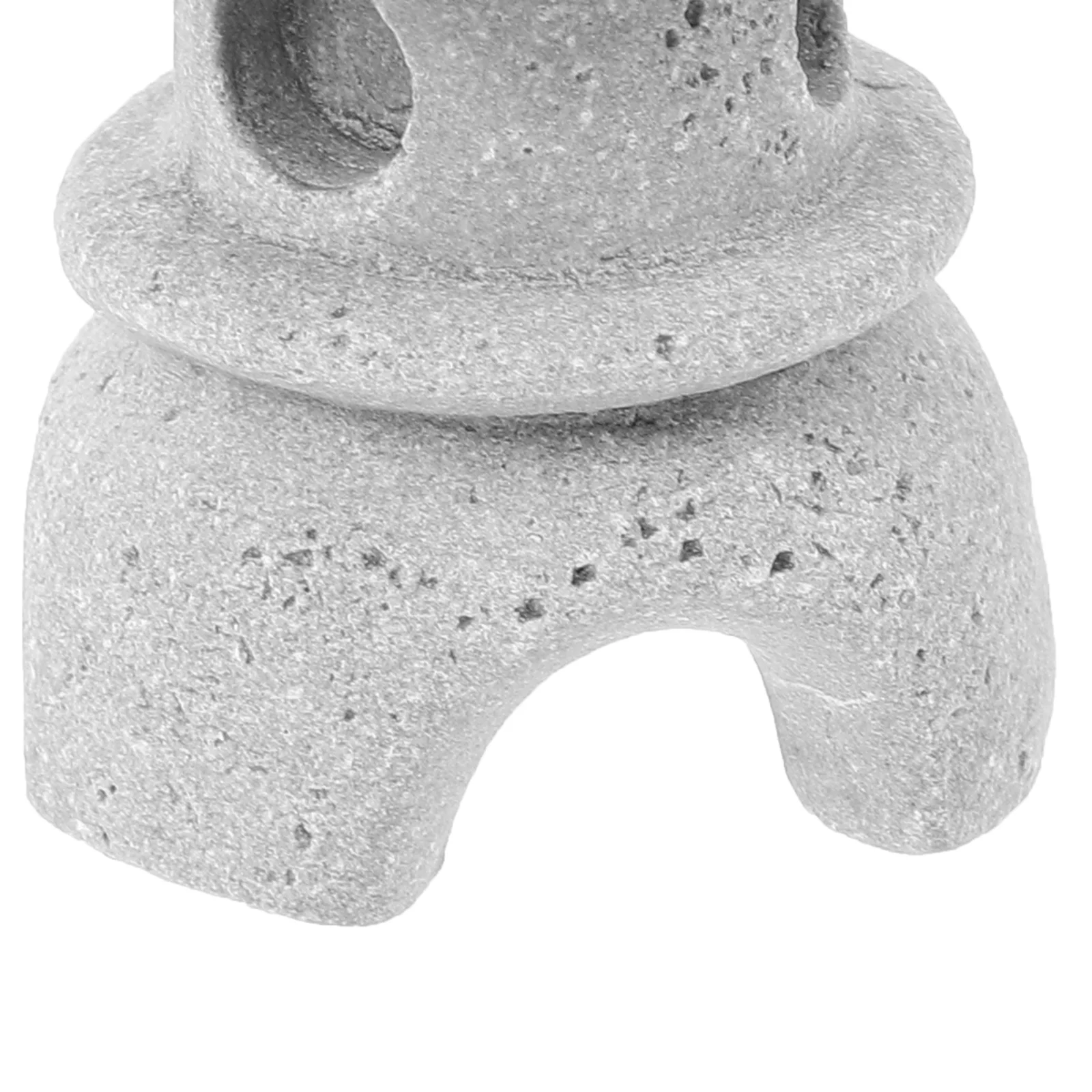 

6pcs Stone Lantern Ornaments Sandstone Pagoda Statue For Micro Landscape Diy Garden Decor Miniature Pavilion Fish Tank