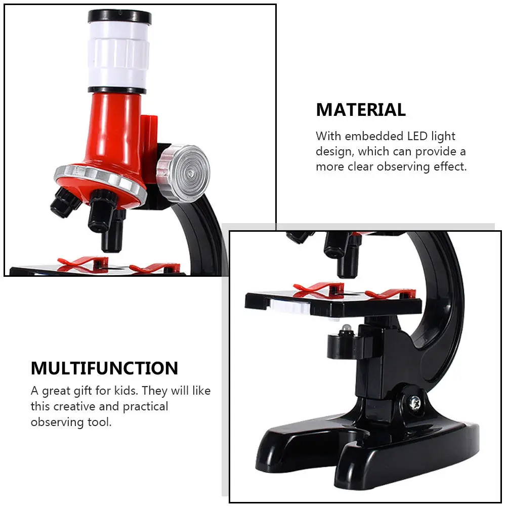 1 ชุดกล้องจุลทรรศน์ชีวภาพ 1200x การศึกษาเครื่องมือทดลองทางวิทยาศาสตร์เด็กการสำรวจอุปกรณ์การเรียนรู้การสังเกตการณ์ในช่วงต้น