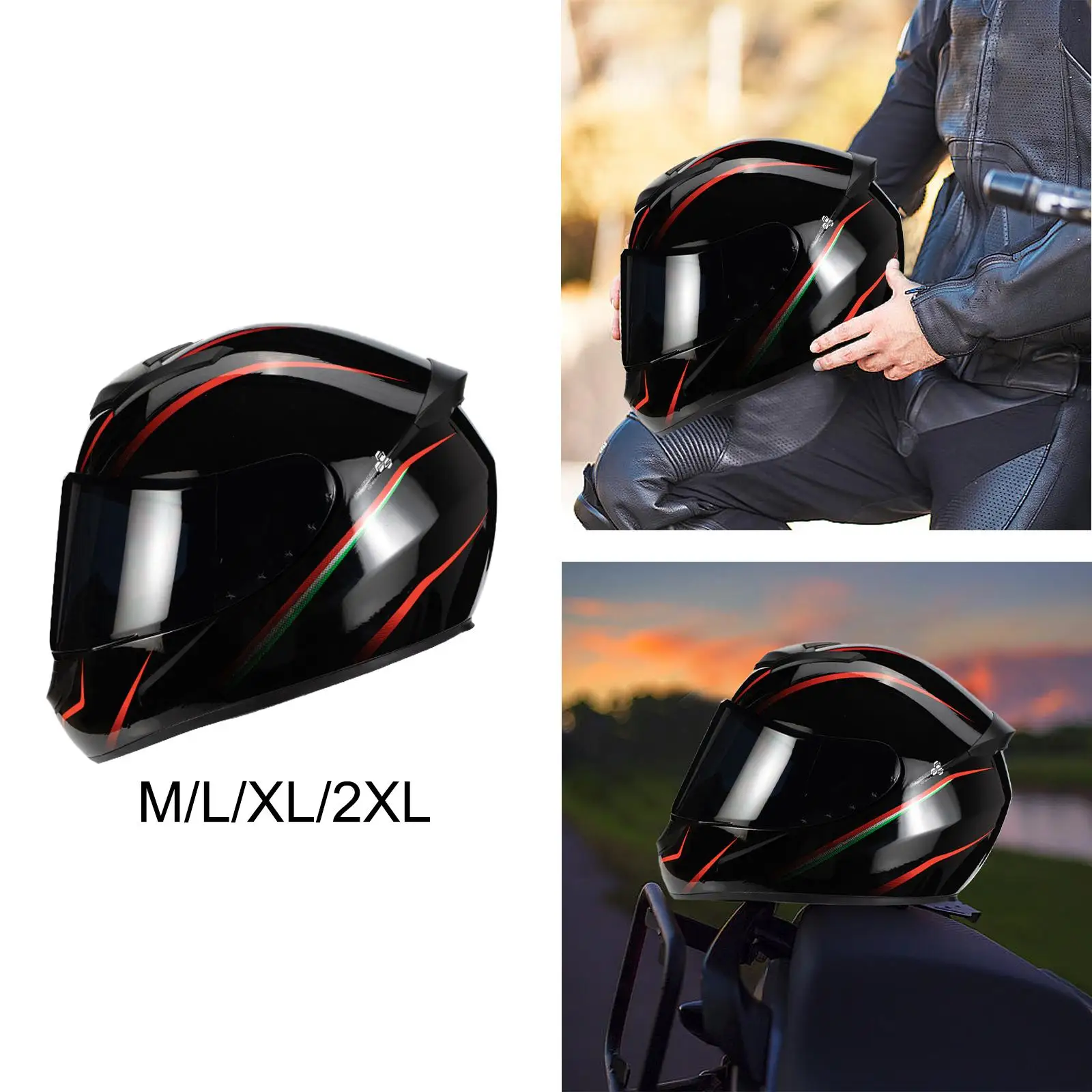 

Helmet Full Face Helmet Dirtbike Party Gift Breathable Riding Mountain Bike