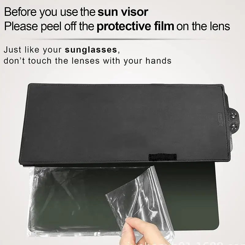 Car Visor Extender Polarized Car Visor Extension Sun Blocker Universal Anti-Glare Auto Visor Sunshade Extender Protects From Sun