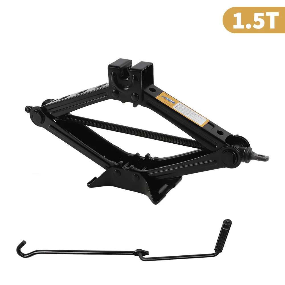 Auto Jack 1.5 T/2.5 T Auto Schaar Jack Auto Reparatie Tool Draagbare Handmatige Lift Jack met arbeidsbesparende Hand-aangezwengeld voor Auto SUV