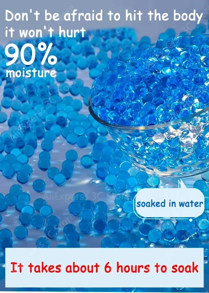 5000 7-8 мм бластерный гелевый пистолет, боеприпасы для пейнтбольного пистолета, игрушечных пистолетов, водяные шарики, бусины AK47, гельберт M416