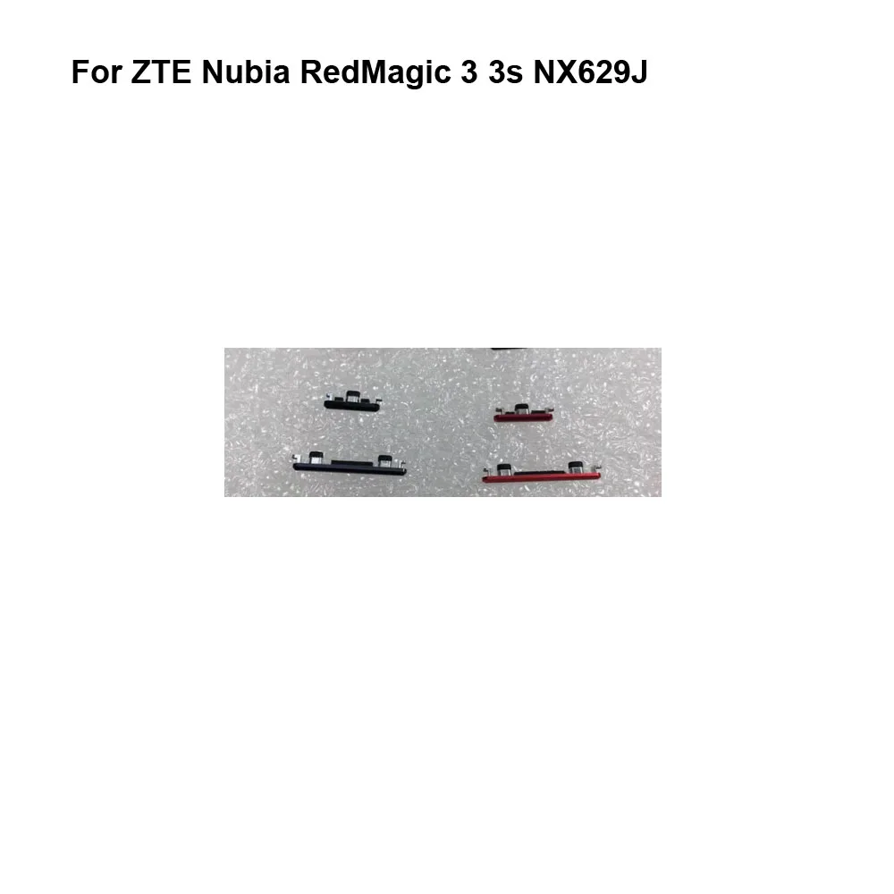 Botão lateral para zte red magic 3 3s nx629j botão liga/desliga + botão de volume conjunto de botões laterais para nubia redmagic 3 nx 629j