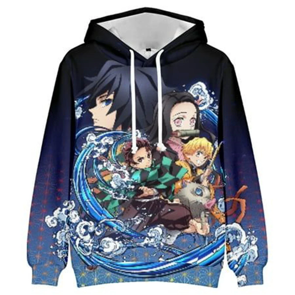 

2025 Autumn New Demon Slayer Graphic 3D Print Hoodie Men Women Fashion Cartoon Anime Long Sleeve Boy Girl Kids Popular Hoodies