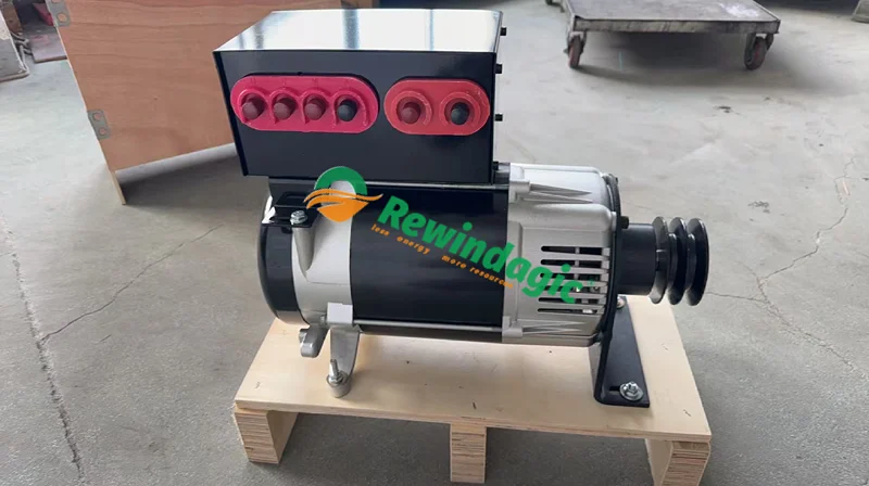 Free Energy 20KW 30KW 50KW Generator Set 220V 380V Permanent Magnet Generator 3000RPM Alternator With 1000W Variable-Speed Motor