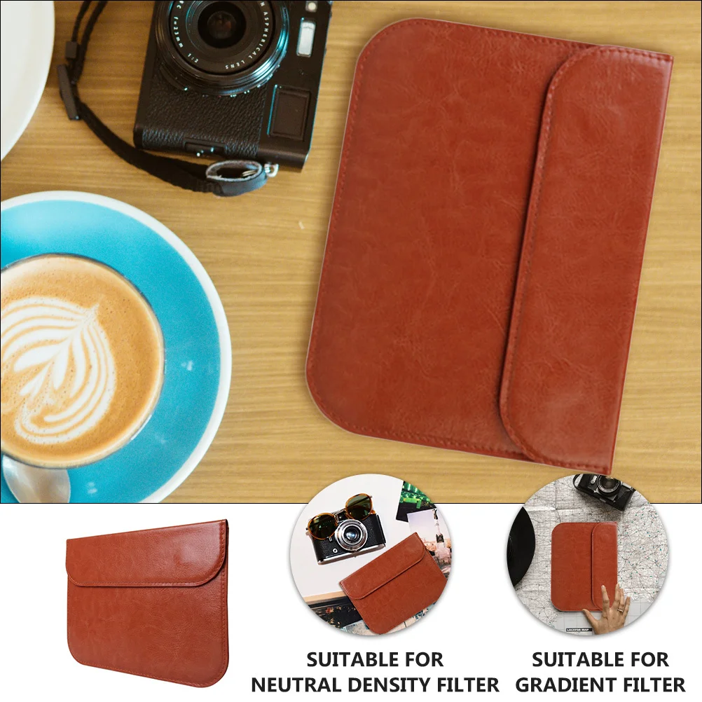 

Photography Pouch Compact Storage Case For Nd Gradient Square Lens Filters Travel Photography Filter Pouch Carry Bag