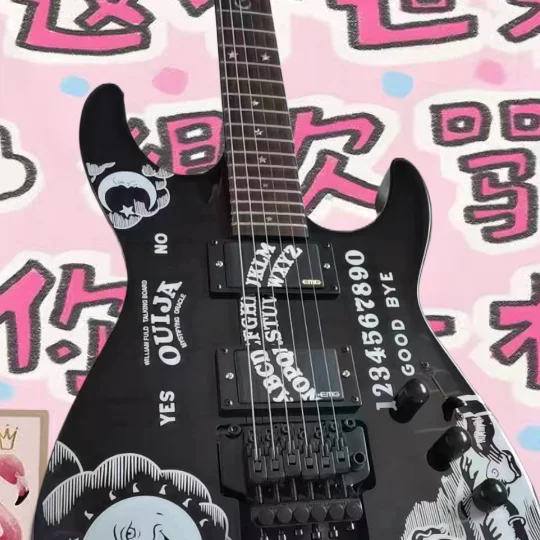 F.9 Exquisite electric guitar, high-quality chrome plated hardware guitar, fast and free shipping
