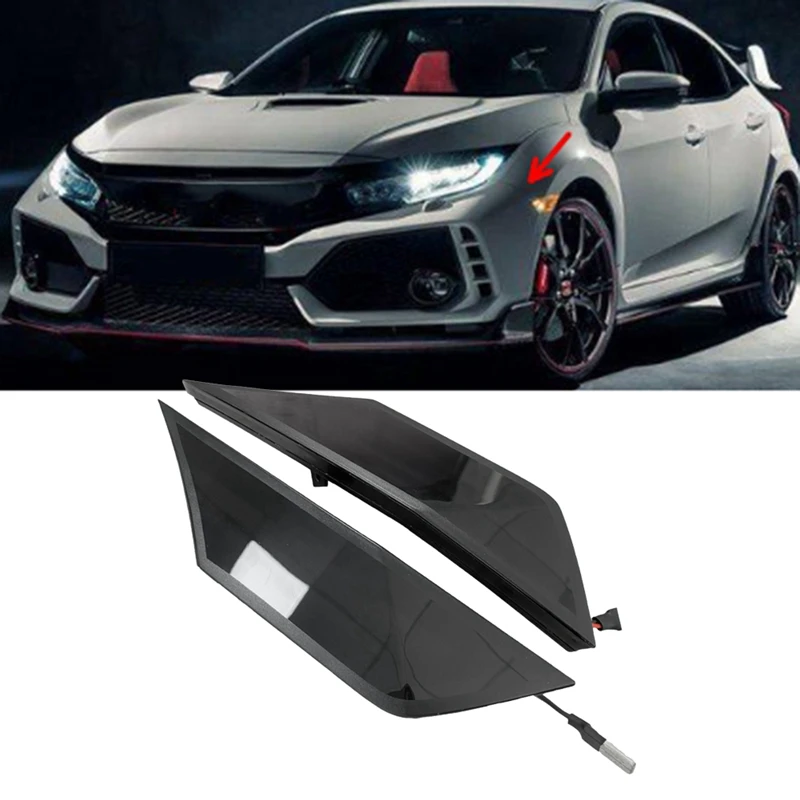 

Car LED Dynamic Side Marker Light HO2551127 HO25501 For Honda Civic 2016-2020 Repeater Indicator Light Turn Signal Light