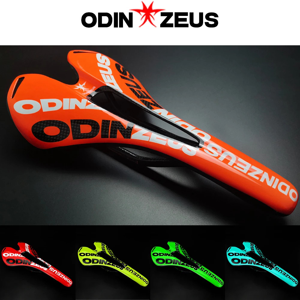 

ODINZEUS Full Carbon Saddle, Road Mountain Bike Saddle, Matte/Glossy, 7x9mm, 115g, 149x270mm, Unisex, Bicycle Accessories