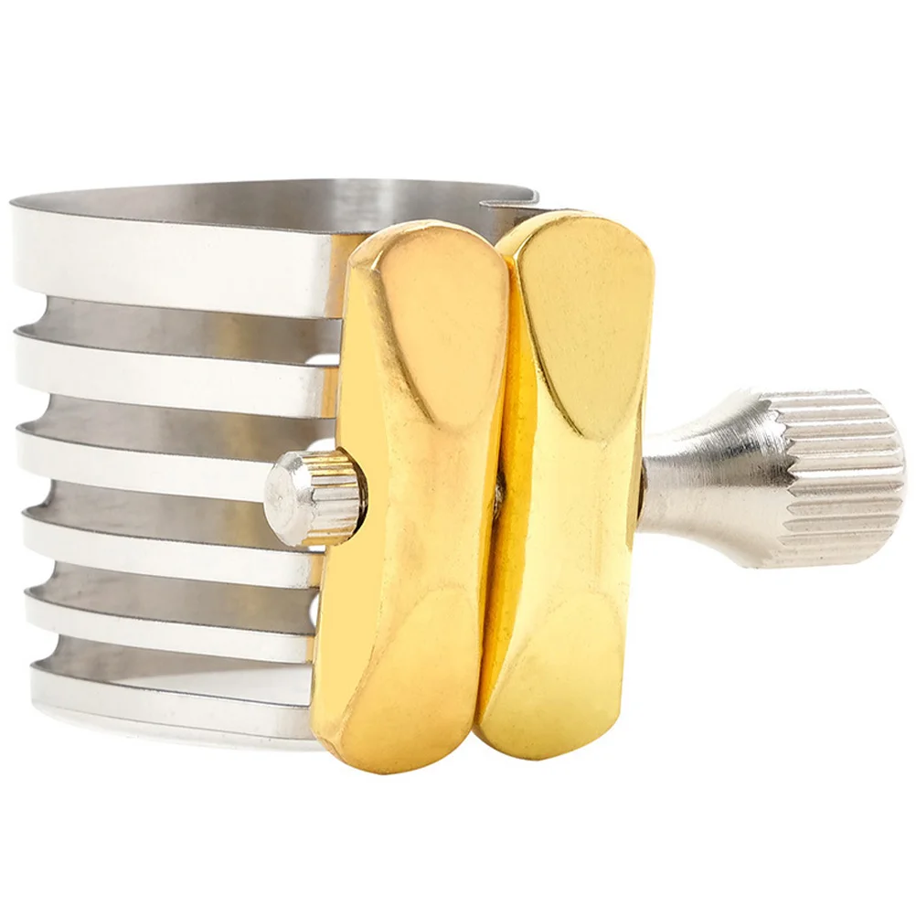 

Saxophone Clamp Alto Ligatures Mouthpiece Clip Accessories Accessory Tenor Brass Reed