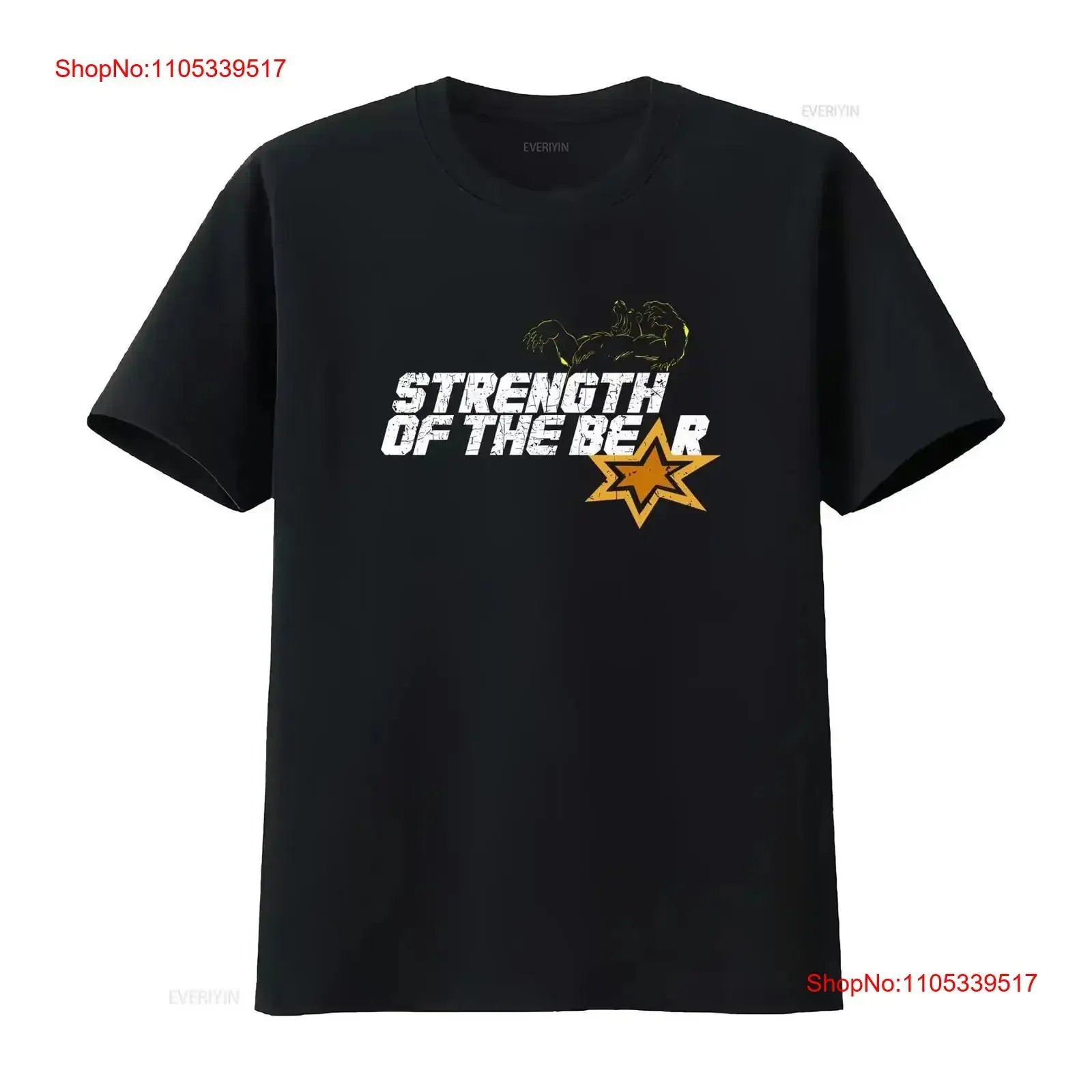 BRAVESTARR STRENGTH OF THE BEAR T SHIRT TV Serie Series Tex Hex New Texas vintage Washed designer clothes Casual streetwear