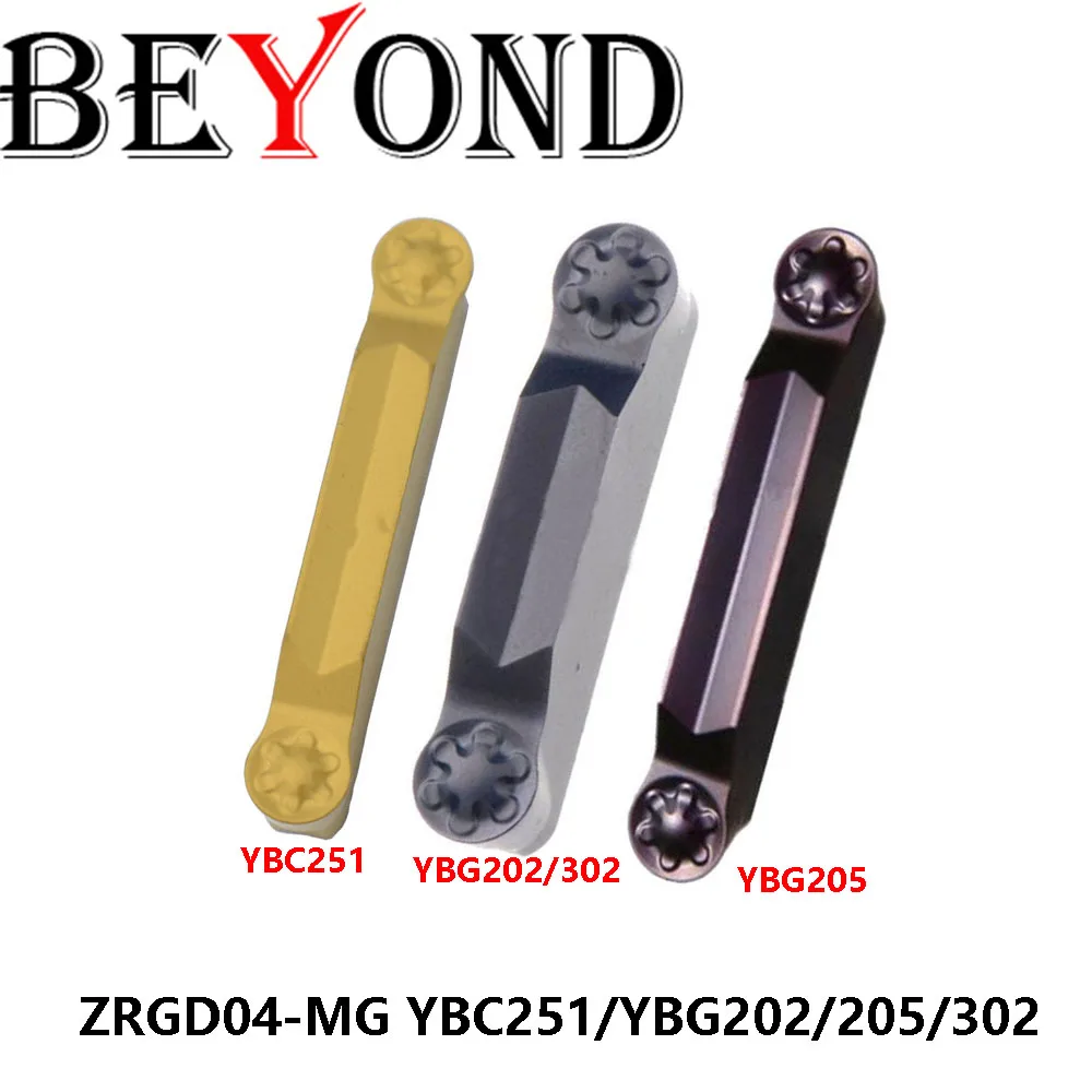 

Original ZRGD04-MG YBC251 YBG202 YBG205 YBG302 Carbide Inserts CNC Cutter ZRGD04 MG Turning Tools Machine Lathe BEYOND Blades