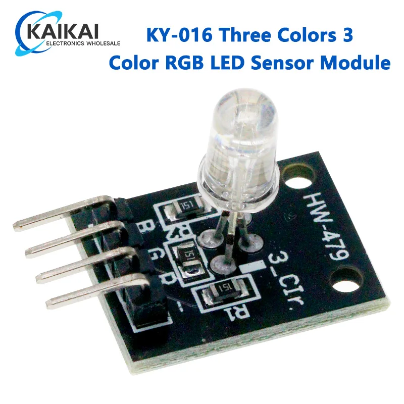 Smart Electronics FZ0455 4pin KEYES KY-016 Three Colors 3 Color RGB LED Sensor Module for Arduino DIY Starter Kit KY016