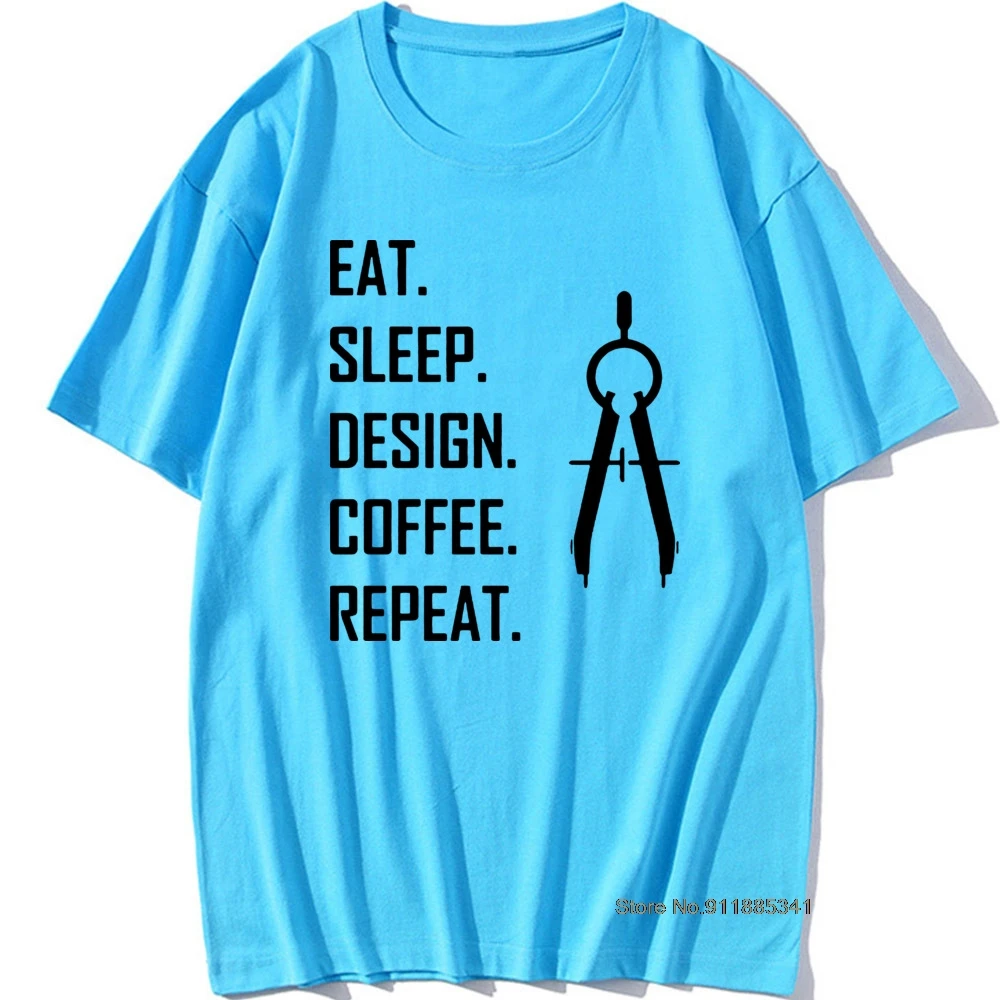 Cool Arrival Brand-Tops Tees Eat Sleep Design Repeat Funny Architect Architecture T Shirt Evolution Of Architect T-shirt Men