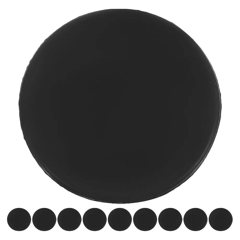 10Pcs Black Silicone Stethoscope Head Covers Reusable Protective Soft Diaphragm Replacement Parts for Professionals