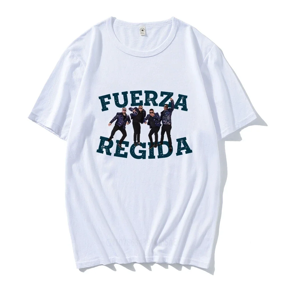 Grupo Frontera Band T-shirt Casual Short Sleeve Cotton Tee-shirt High Quality Hip Hop Streetwear Tshirts Ropa Hombre Summer Mens