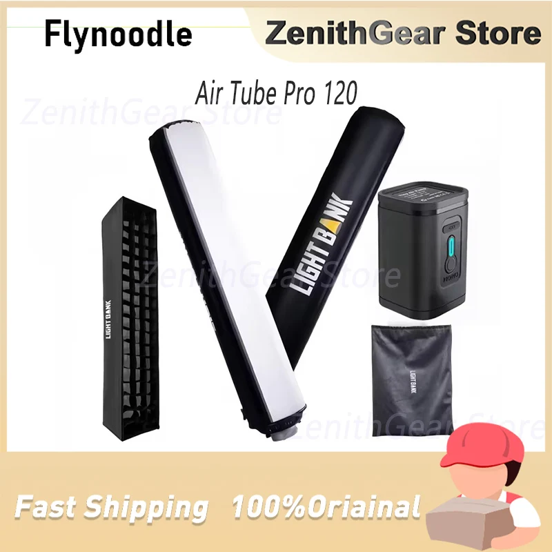 Nowy Flynoodle Air Tube Pro 120 Light Bank Softbox do Aputure Nanlite Godox ZHIYUN COLBOR LED Video Light Dyfuzor Światła Akcesoria