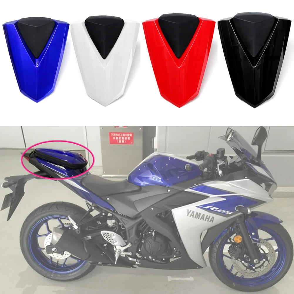 

New Motorcycle Rear Seat Cover Cowl ABS Fairing Fit For Yamaha R25 R3 YZF-R3 2013-2024