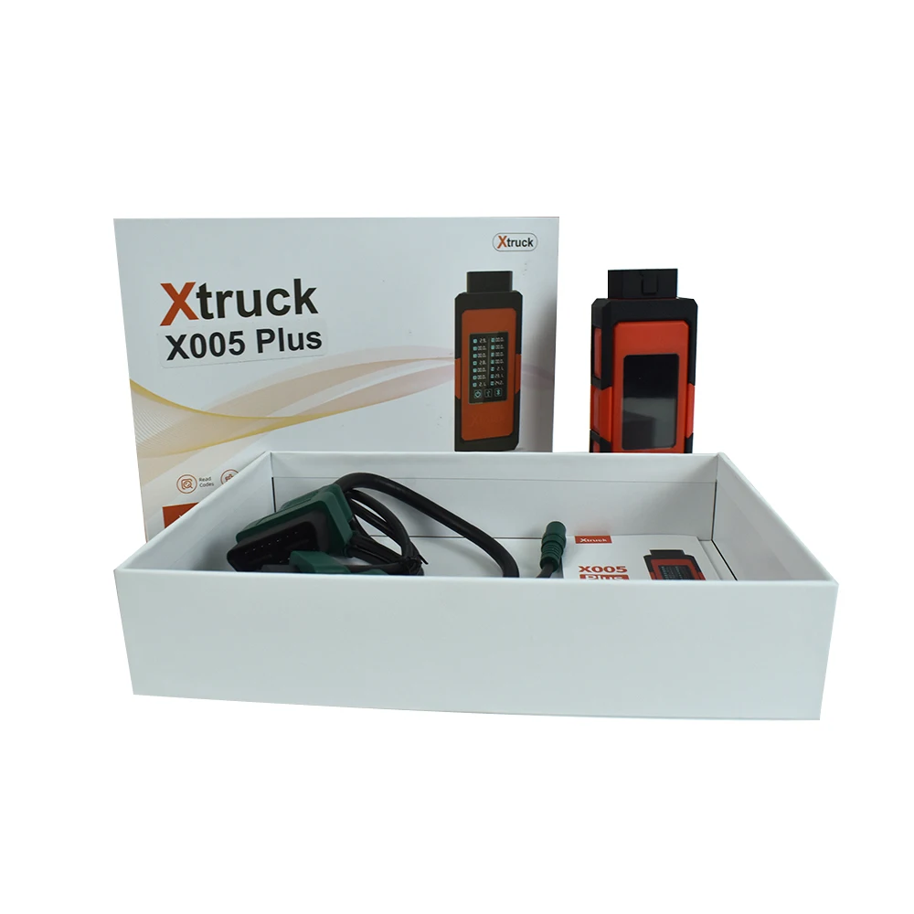 Xtruck X005 Plus Intelligent Diagnosis ECU Quick Flashing Diagnosis Support For SHA-CMAN, SINOTRUCK, DongFeng, FAWDE，Weichai