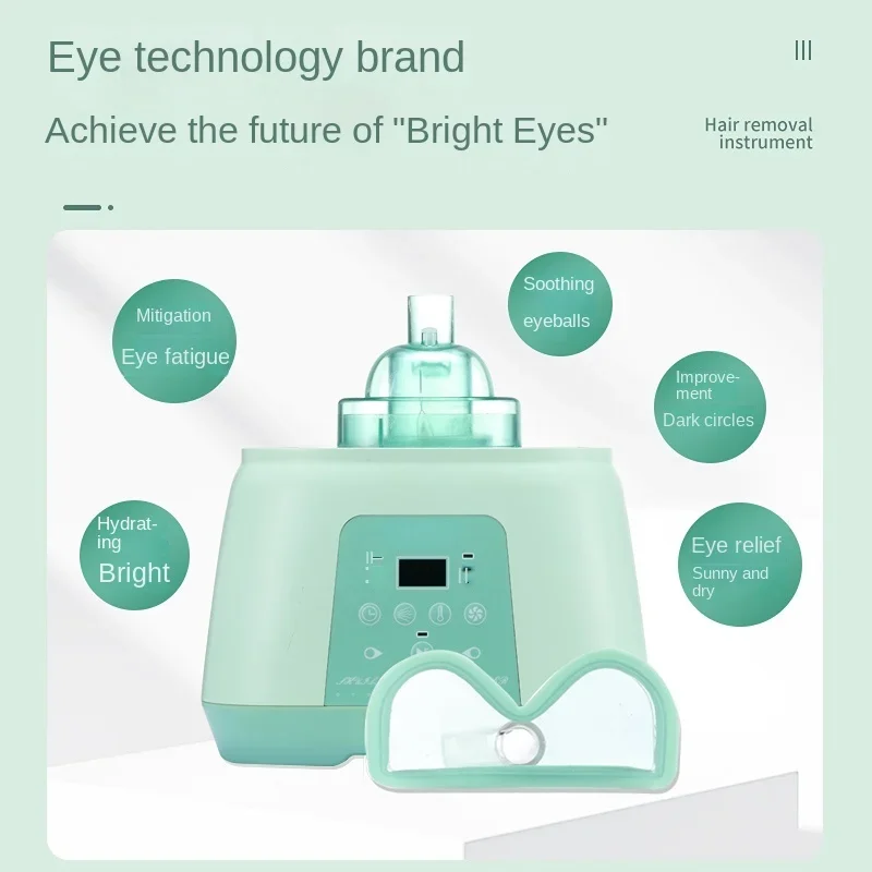 Gratis Ongkir Hot And Cold Eye นึ่งเครื่องมือบ้าน Eye Spa Eye Moisturizing Moisturizing Ultrasonic