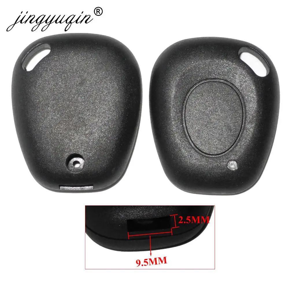 jingyuqin 1 Button Key Case for Renault Megane Scenic Laguna Remote Key FOB Shel Without Blade