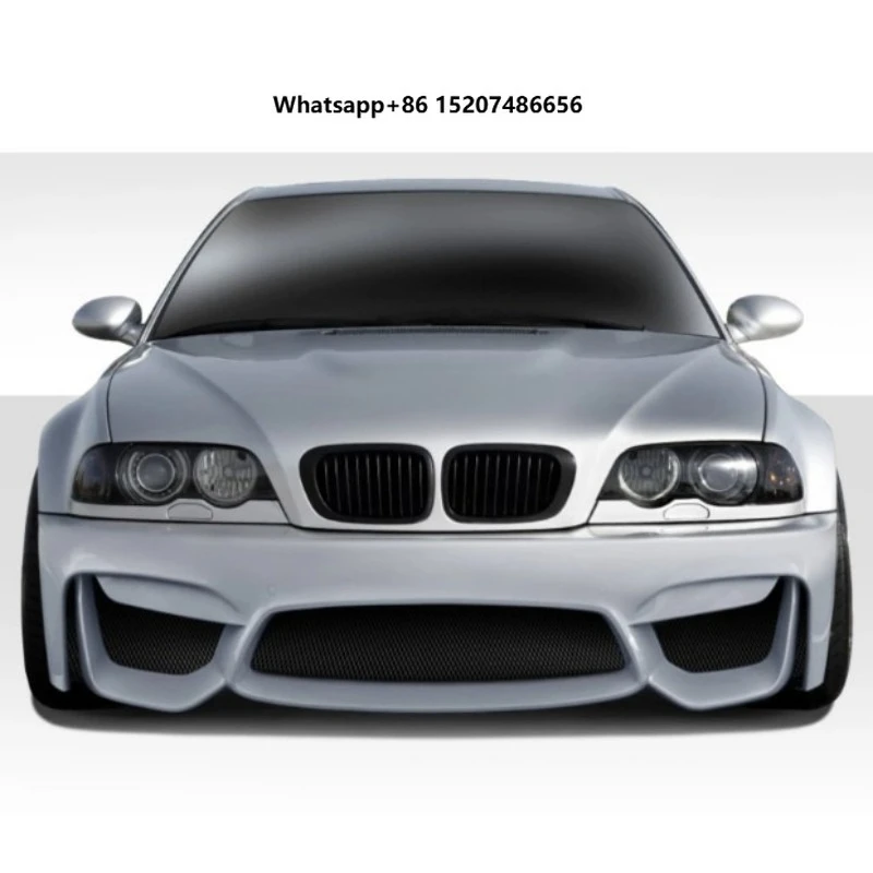 Fit  E46 Bumper Suitable for 3 Series E46 Modified M 3 Front Bumper Rear Bumper Body Kit