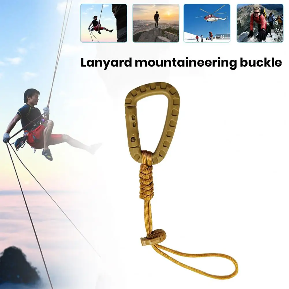 Backpack Quick-hang Buckle Plastic Steel Carabiner Heavy Duty Lanyard with Safety Breakaway Buckle Detachable Buckle for Id