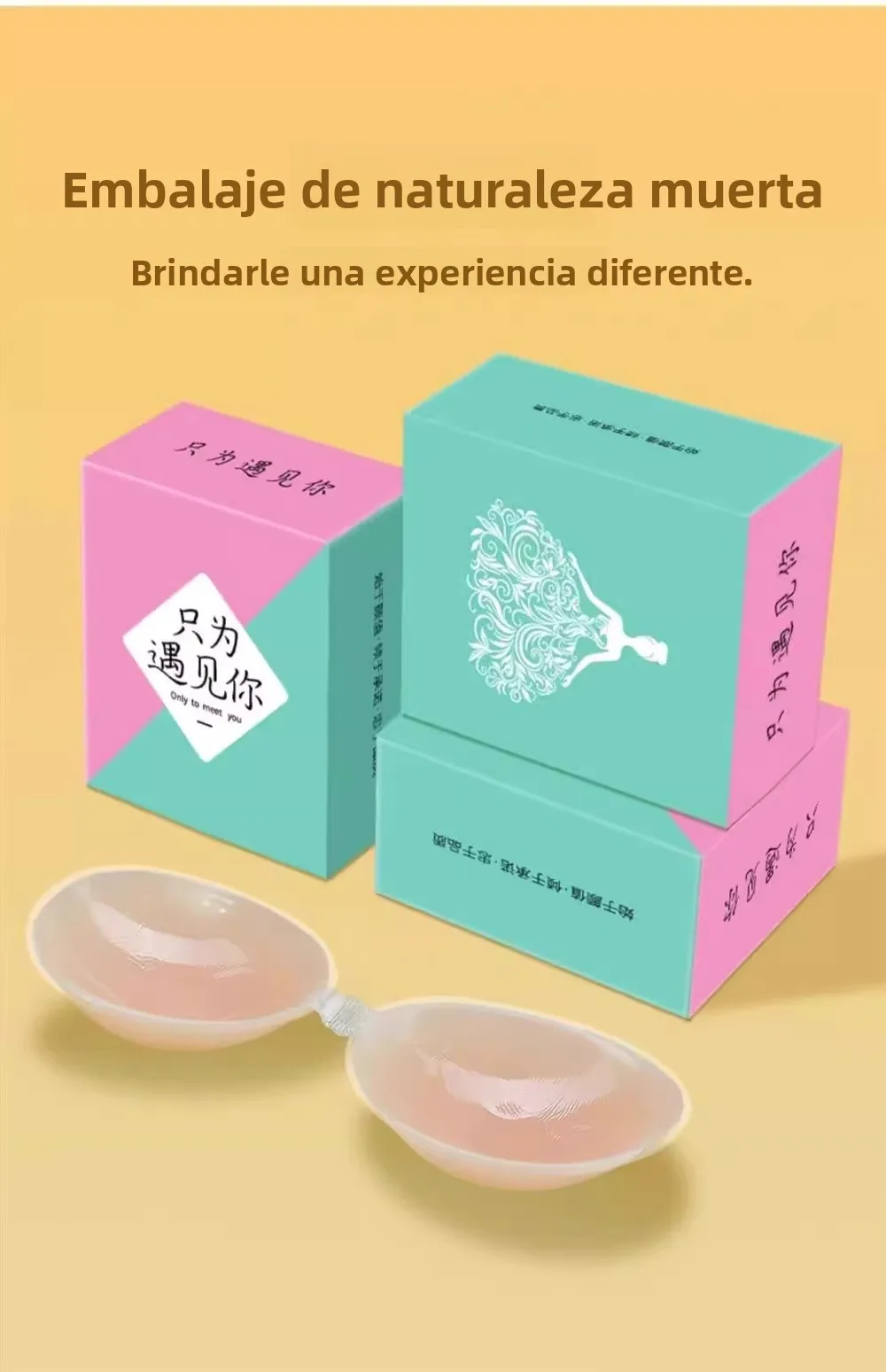 Cubrepezones de silicona transpirables para mujer, sujetador sin tirantes para vestido de novia, ropa interior invisible engr...