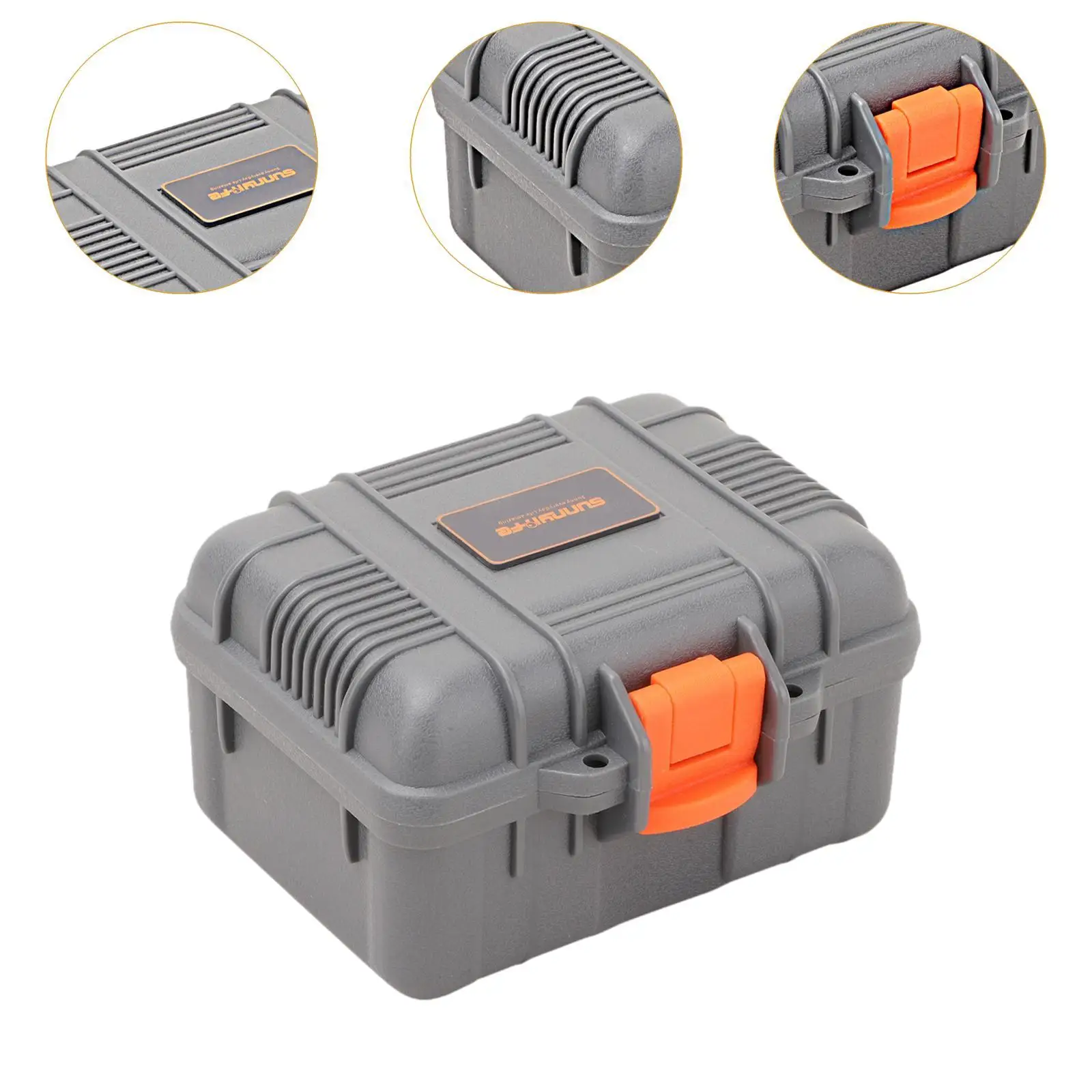 Travel Action Camera Storage Box for Hiking Multifunctional 4.9x4.2x2.8inch