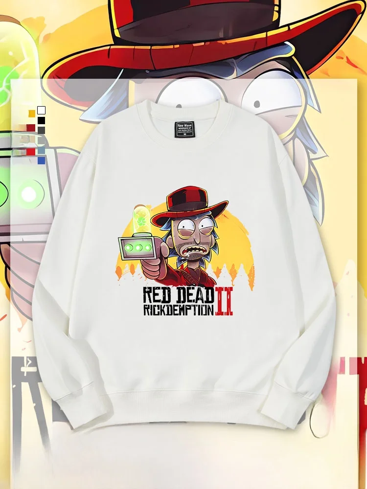 

Wildern Outlaws Arthur Morgan Game Kids round Ne Sweatirt Casual Clothes for Boys Cotton Polyester Blend