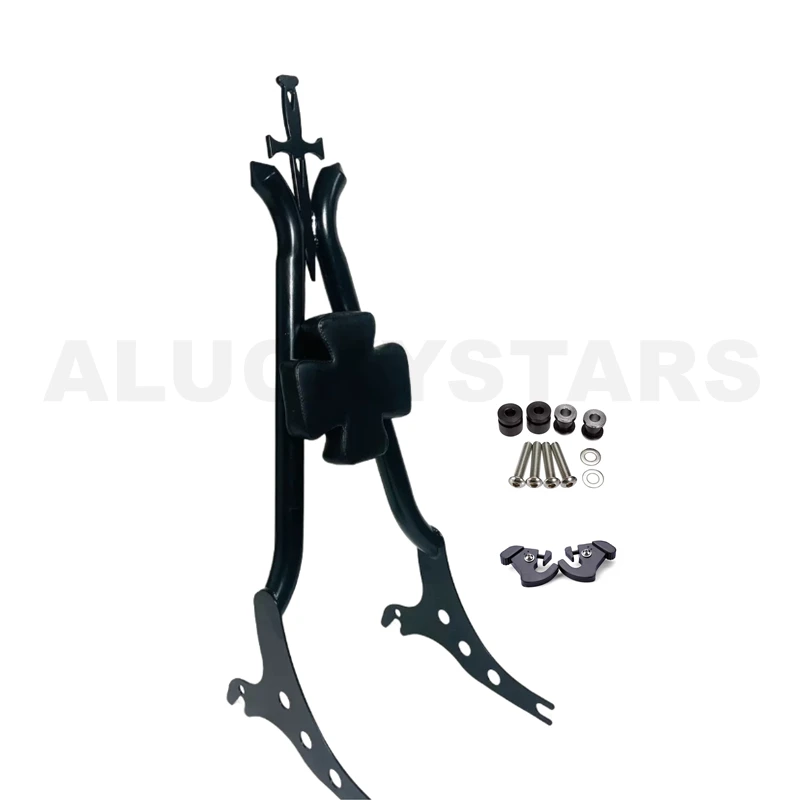 مسند ظهر للركاب سريع التفكيك سيسي بار لدراجة Harley Softail Fat Boy Low Rider S ST Street Bob 18-24 اندلاع 13-24