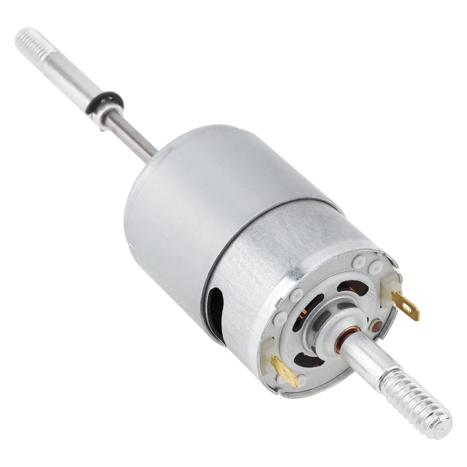 RS755 DC Fan Motor 12V-24V 4000RPM-10000RPM Dual Output Shaft DC Motor Replacement 220V AC for Electric Fan RS 755 DC Fan Motor
