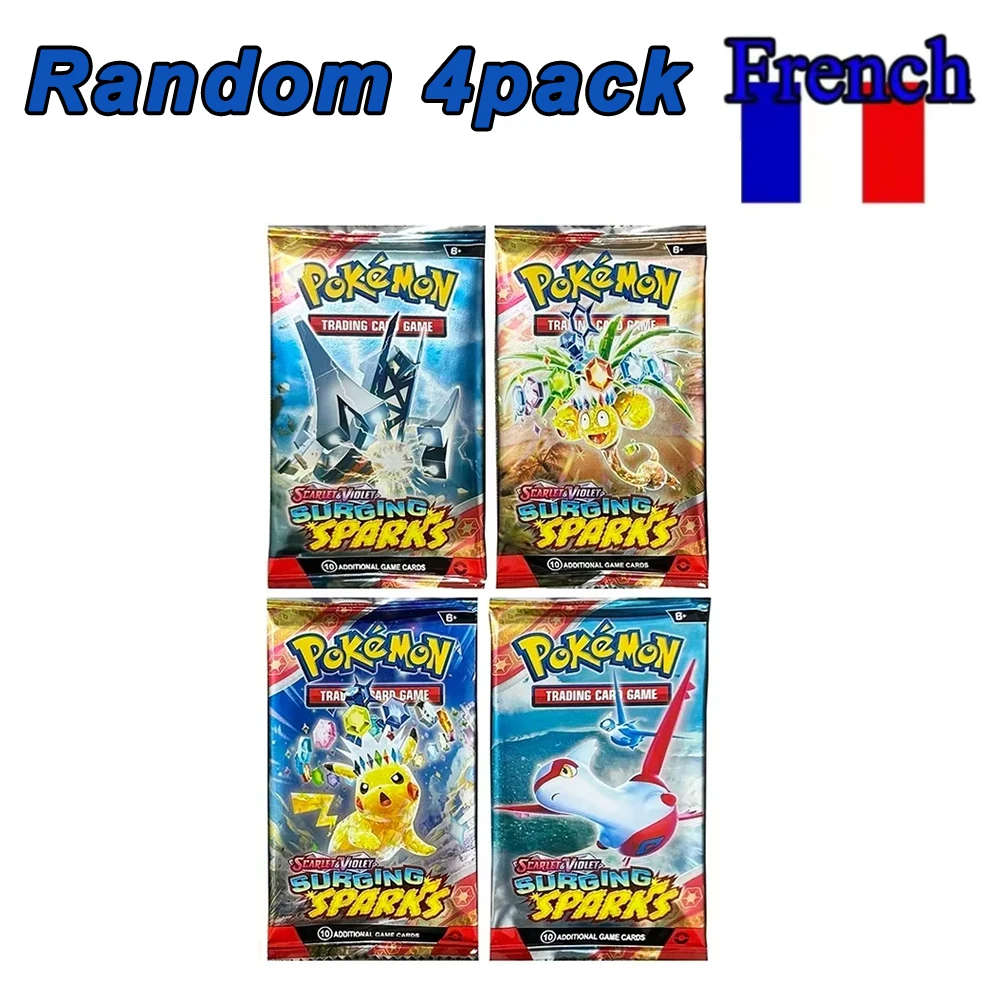 Caja de Sobres Pokémon Cards Chaos Rising, 40-360 Tarjetas, Juego de Cartas Coleccionables TCG en Inglés, Juguetes de Regalo