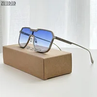 Gafas De Sol Steampunk para Hombre, Gafas De Sol Vintage De una pieza para mujer, nuevas Gafas De moda De lujo, Gafas De Sol para Hombre, Zonnebril, triangulación de envíos