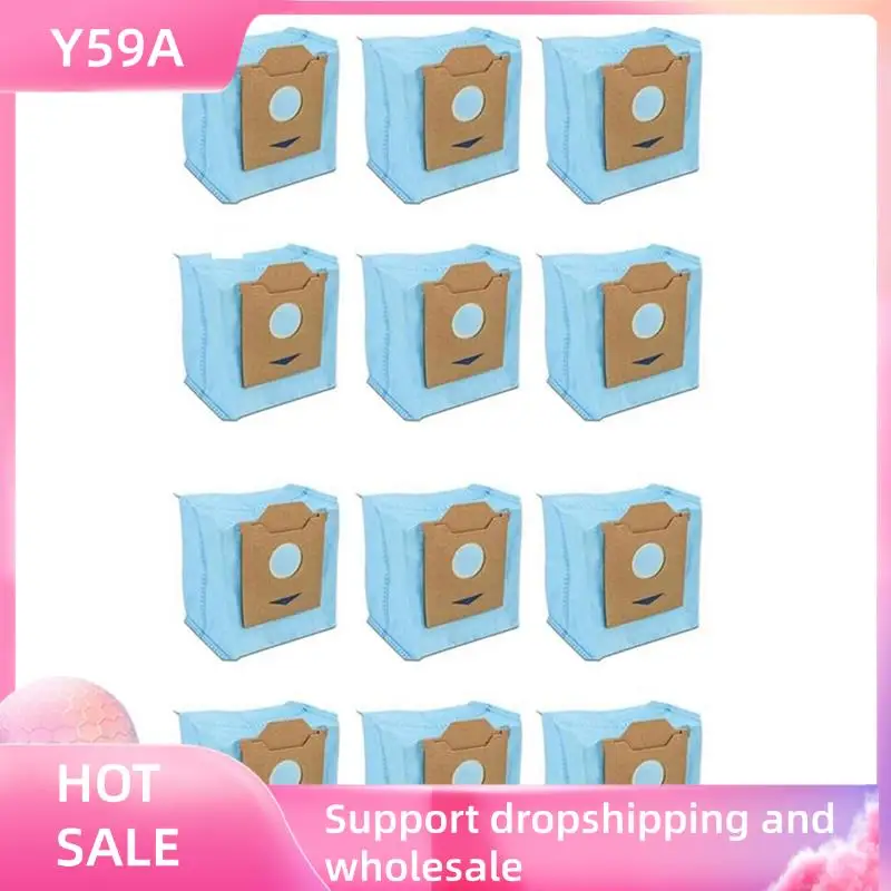 Y59A 12PCS Dust Bags Replacement For Yeedi Cube For Yeedi CC Robot Vacuums Cleaner Spare Parts