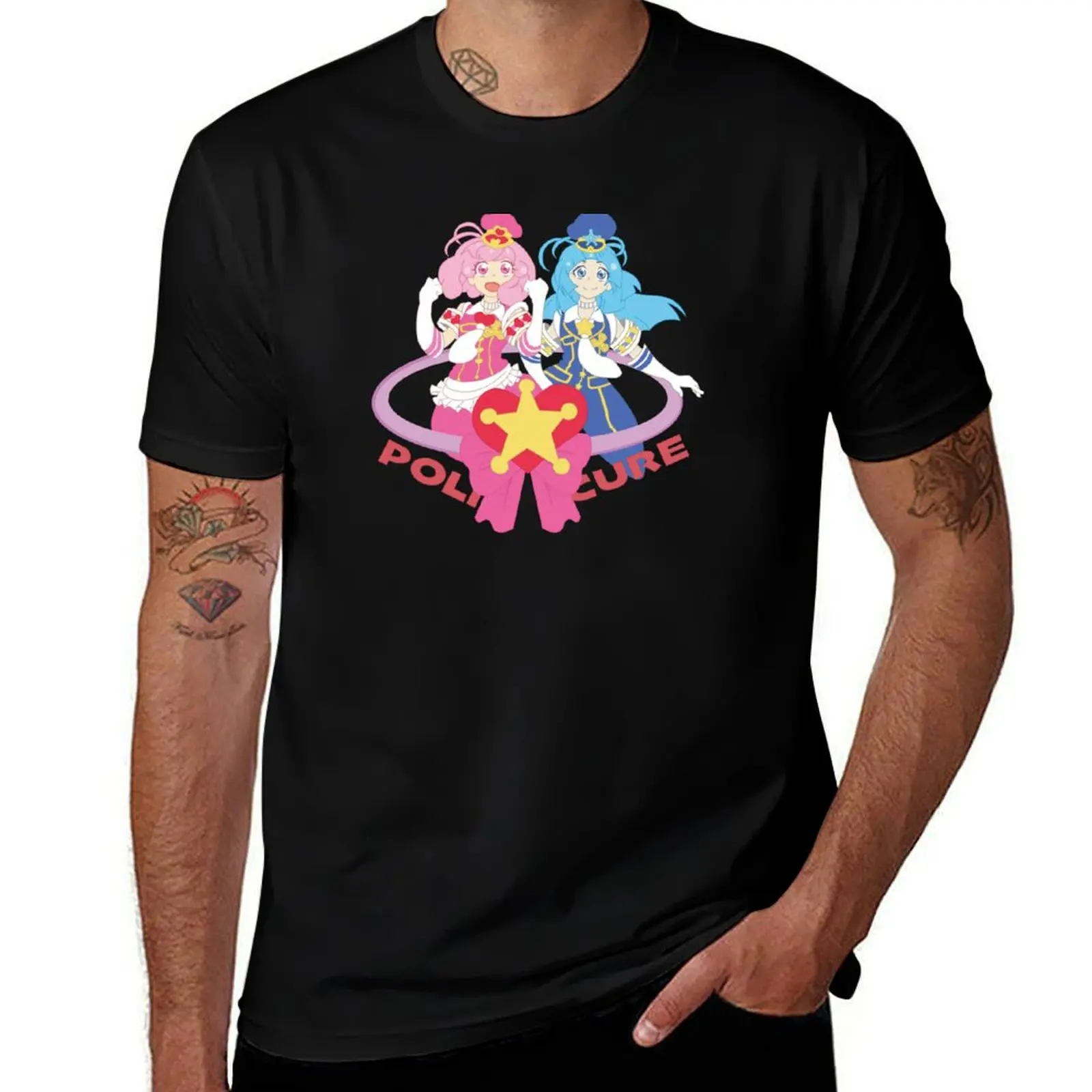 police T-Shirt t shirts for man cotton funny T-Shirt