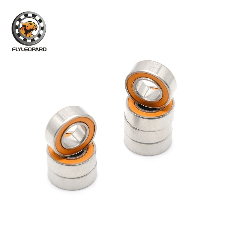 Łożysko S688-2RS 10 SZTUK 8x16x5 mm LD Łożysko kulkowe hybrydowe ceramiczno-stalowe ze stali nierdzewnej ABEC-7 — zdjęcie 7