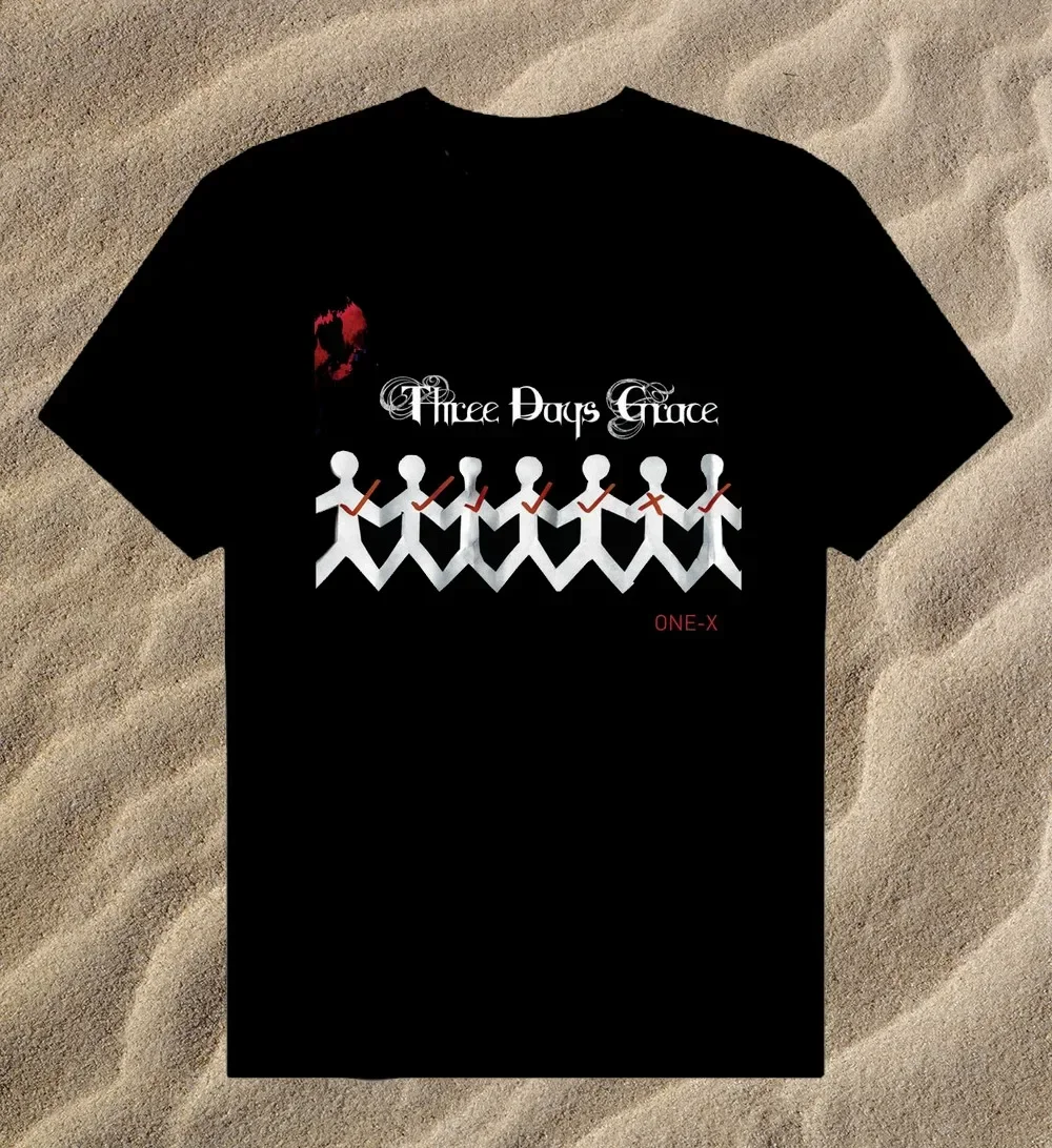 Camiseta de algodão unissex Three Days Grace band One-X, todos os tamanhos S a 5XL