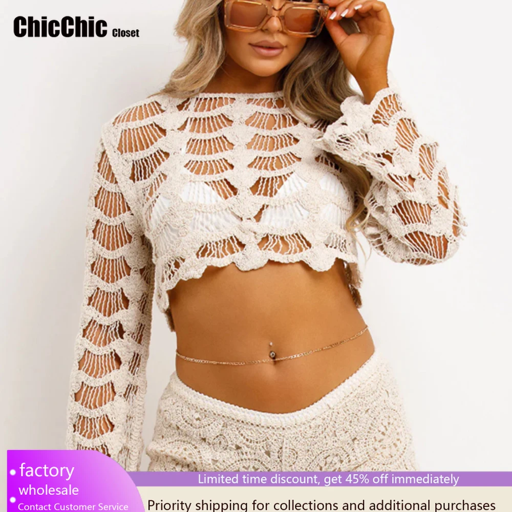 

Пуловеры, осенние однотонные вязаные топы, повседневные блузки с длинными рукавами и круглым вырезом, модные женские прозрачные рубашки для отпуска