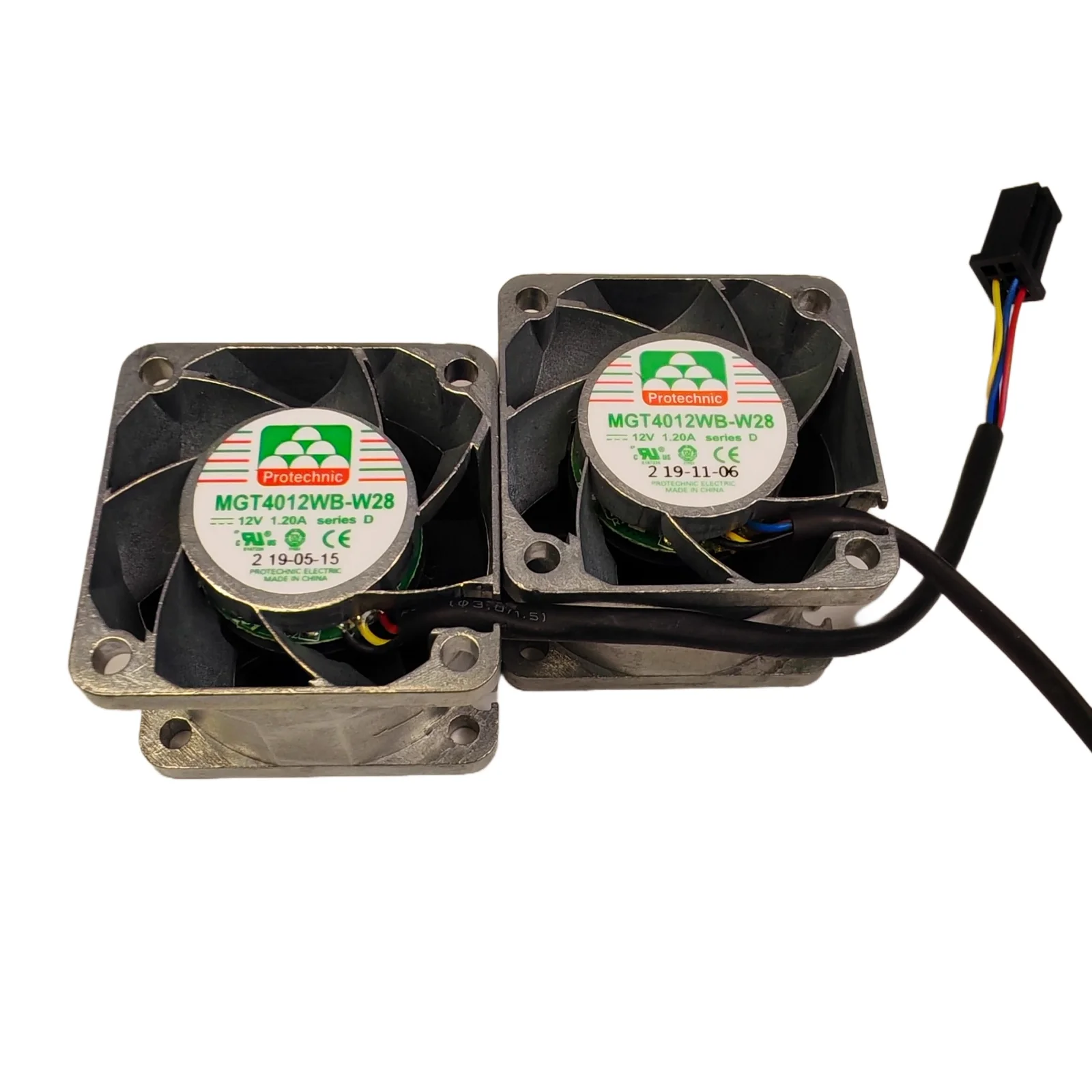 

MGT4012WB-W28 40x40x28mm 12V 1.2A Aluminum Frame PWM Dual Ball Bearing Industrial Cooling Fan 23000RPM 4-Wire