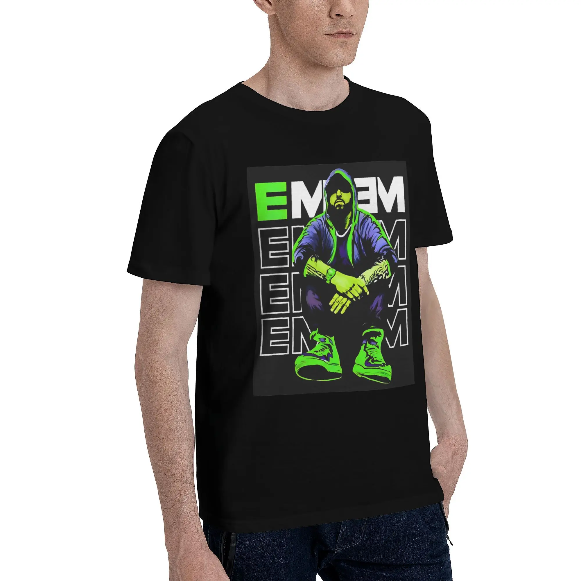 Eminem Boombox New Arrival T Shirts Men Women Rock Boy Cotton  Tee Shirt Clothing GS003