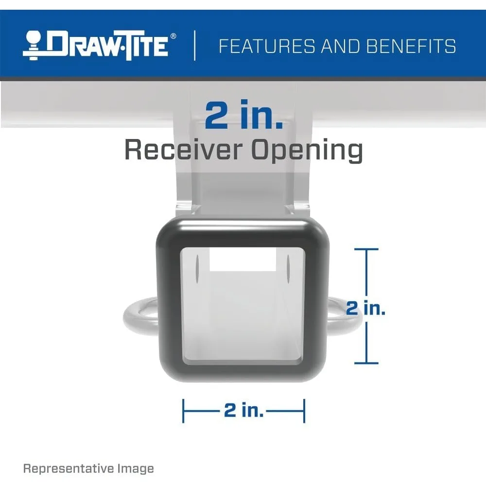 وصلة Draw Tite 76138 فئة 3 لجهاز الاستقبال مقاس 2 بوصة، متوافقة مع 2013-2025 Mazda CX-5 و2017-2025 CX-5 Exc