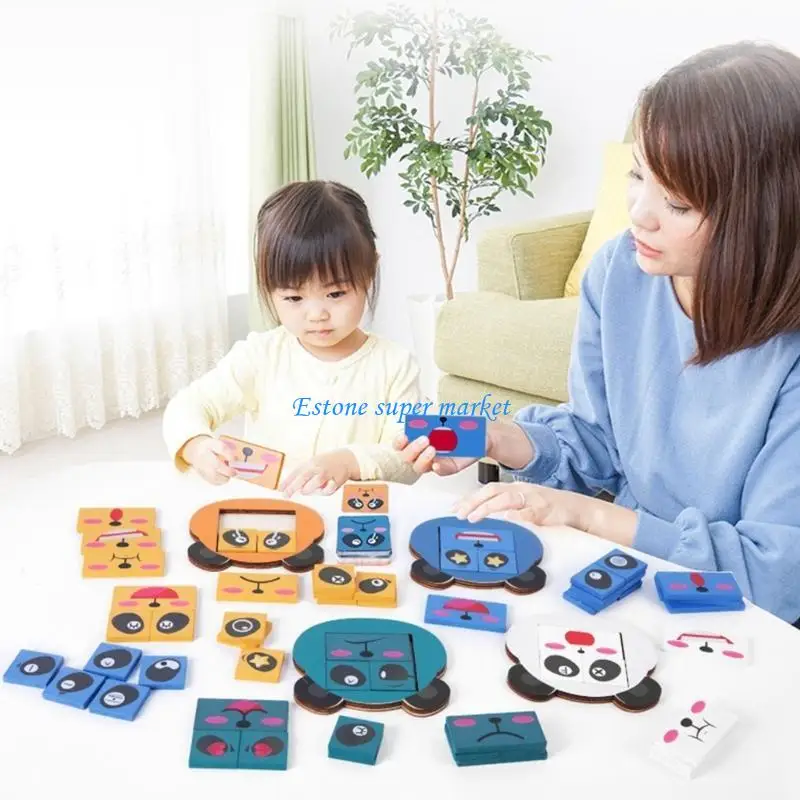 090B Cubi in cambio del cubo Cubo espressione in legno abbinamento del blocco