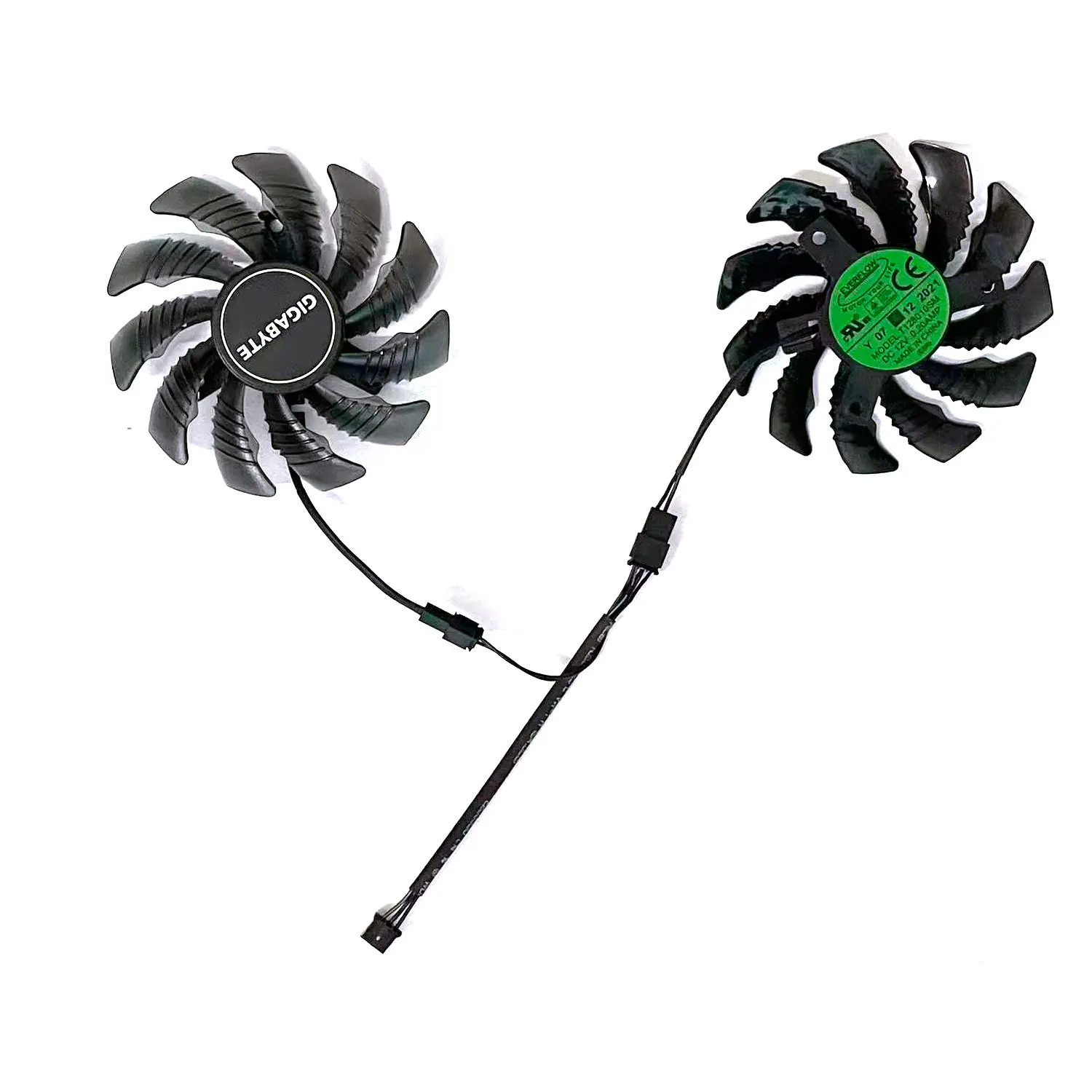 New 78MM 4PIN T128010SM PLD08010S12H DC 12V 0.2A suitable for Gigabyte GV-N960OC GTX 960 graphics card fan