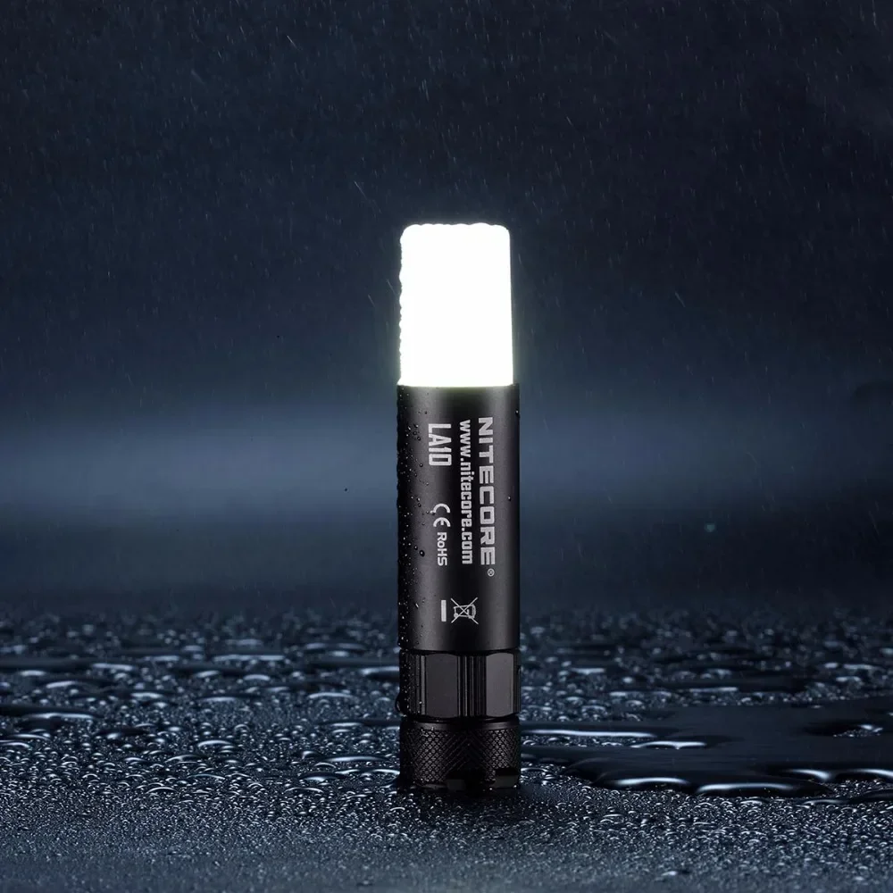 SALE NITECORE LA10 135 lumens Mini EDC Nichia CREE XP-G2 S3 LED Flashlight 1 x AA Battery For Gear Outdoor Camping Original Lamp