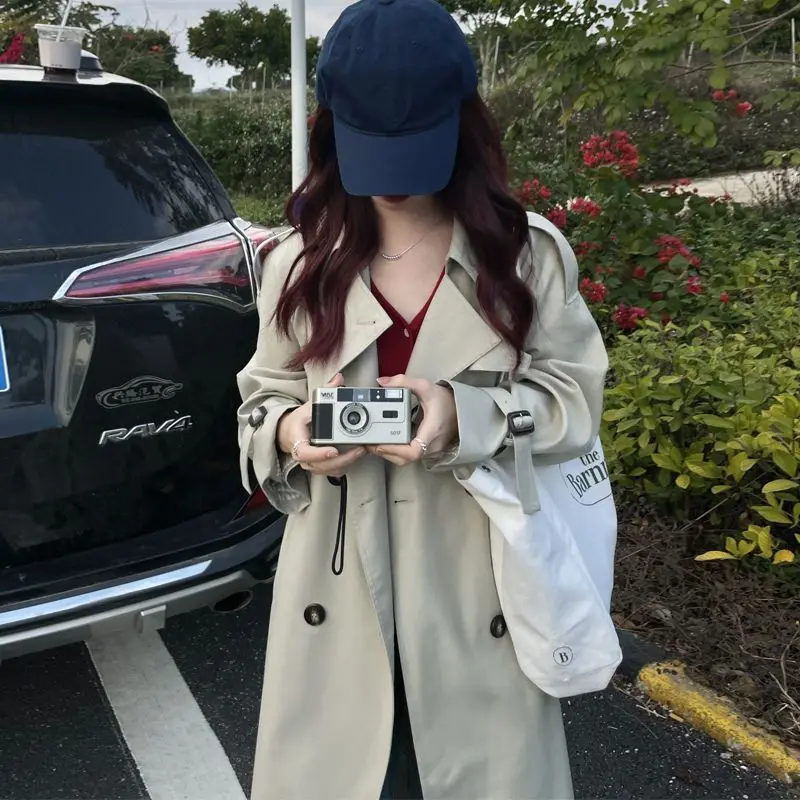 

Тренч, длинное пальто, женский удобный свитшот с завязками, распродажа, дышащий свитшот с графикой в стиле Харадзюку, формальный для отдыха