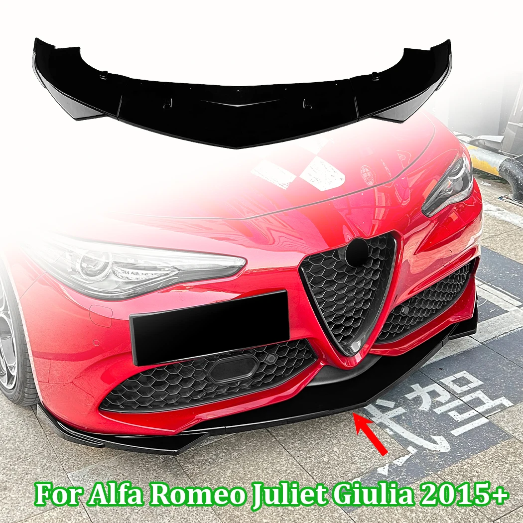 

Для Alfa Romeo Juliet Giulia 2015 + передний бампер, разделитель губ, диффузор, комплект кузова, спойлер, защита бампера, защитные детали