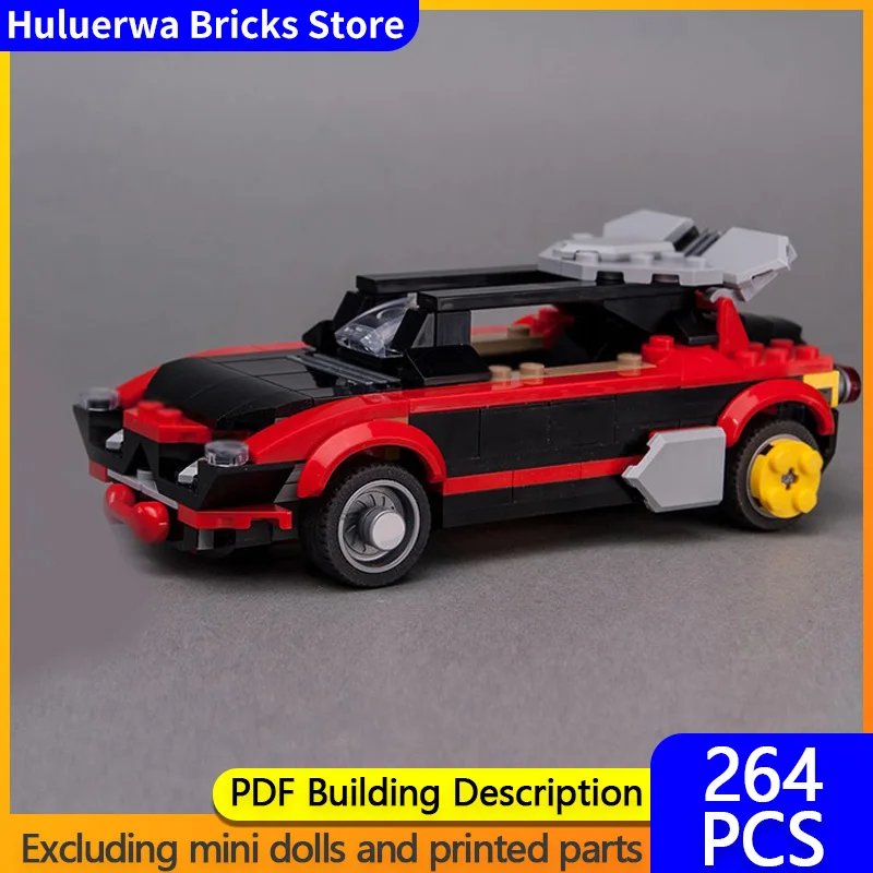 

Популярная ТВ-драма, городская модель автомобиля MOC, строительные кирпичи, концепция автомобиля, модульная технология, детские праздничные подарки, сборка игрушек, костюм