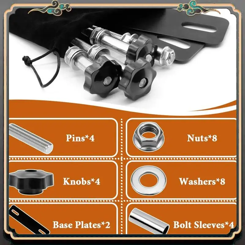 

M45K-1 SET Traction Board KIT Easy-To-Install Recovery Board Mount Safety Traction Board Mount Universal Recovery Board Mounting