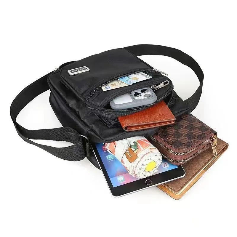 Waterproof Men's Shoulder Bag - usage example